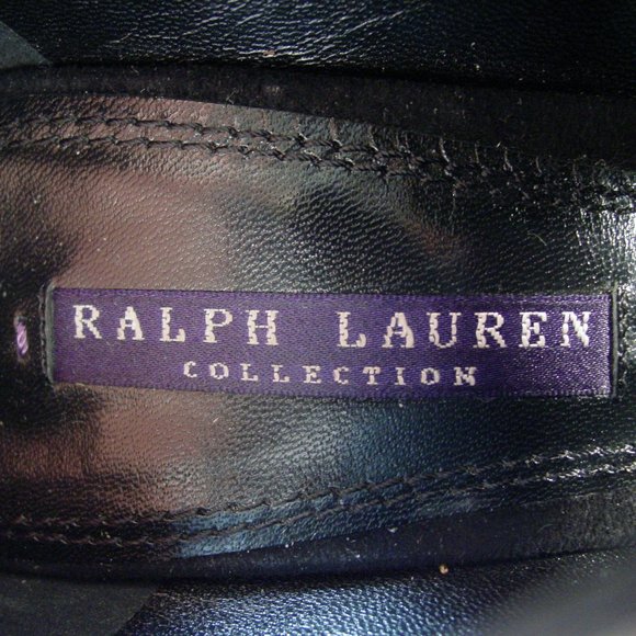 RALPH LAUREN COLLECTION Purple Label 4" Heel Pumps - Picture 8 of 9